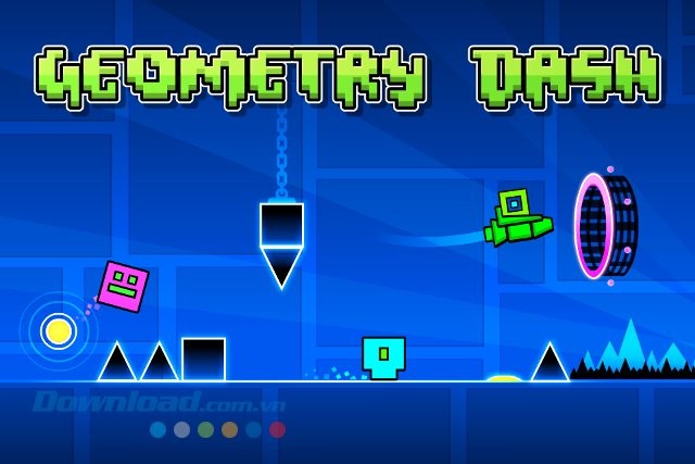 Giao diện game Geometry Dash Lite