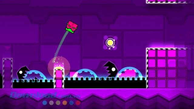 Lối chơi trong game Geometry Dash Meltdown