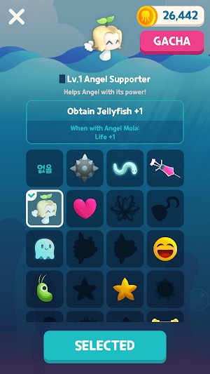 Sử dụng các con sứa mà bạn thu thập được để mở khóa những người bạn mới