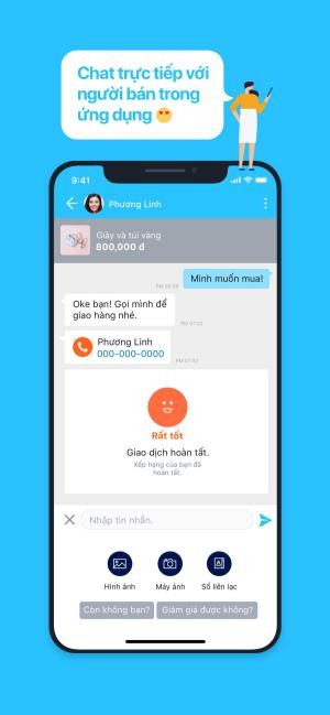 Trao đổi trực tiếp với người bán