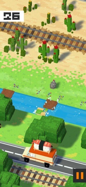 Giúp gà băng qua đường an toàn