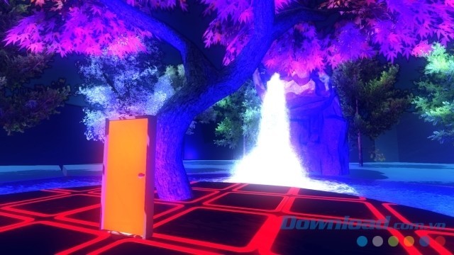 Khám phá lối đi đến cánh cổng cam trong game bắn súng hành động Get To The Orange Door trên PC