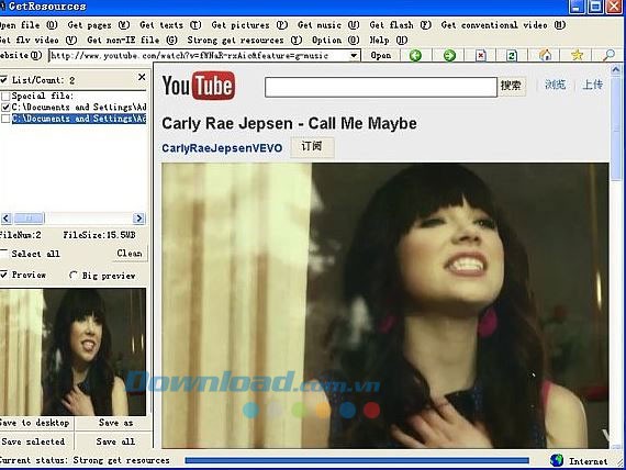 Trích xuất video YouTube