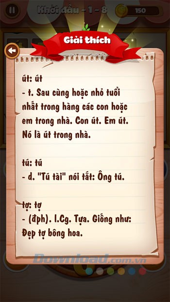 Giải thích nghĩa từ đã ghép