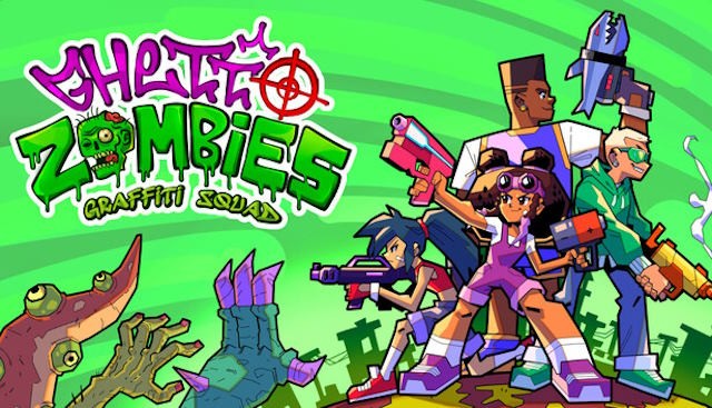 Ghetto Zombies: Graffiti Squad là game bắn zombie vui nhộn