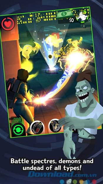 Chiến đấu với những bóng ma, ác quỷ và xác sống