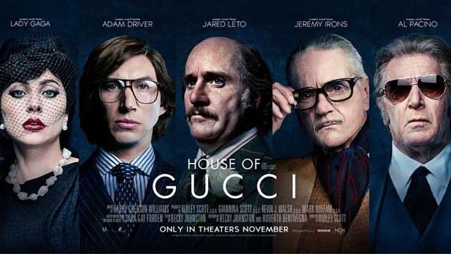 Poster chính thức của phim House of Gucci (2021)