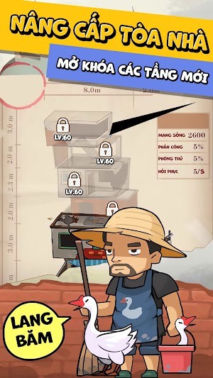 Nâng cấp nhà của bạn và bố trí thêm người phòng thủ mới