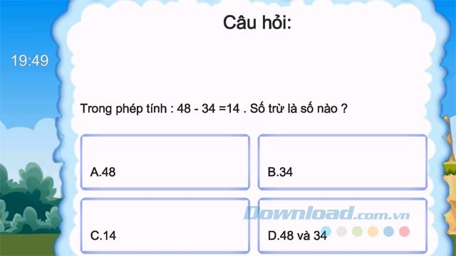 Câu hỏi Giải Toán trên mạng lớp 2