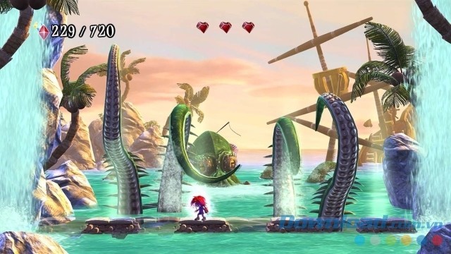 Giao diện chính của game phiêu lưu đi cảnh Giana Sisters: Twisted Dreams cho máy tính