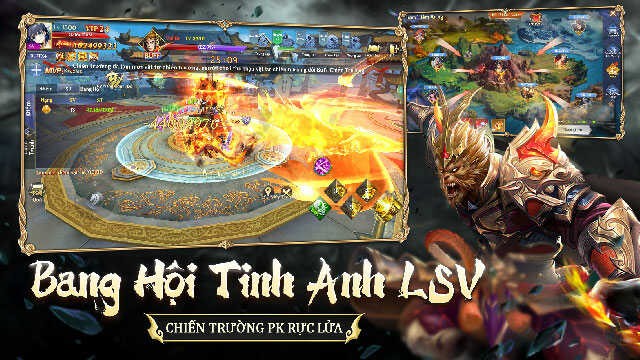 Bang hội tinh anh liên Server - Chiến trường PK rực lửa