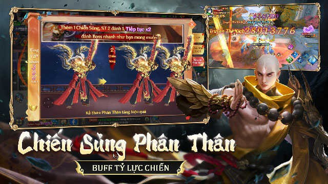 Chiên sủng phân thân - Buff tỷ lực chiến