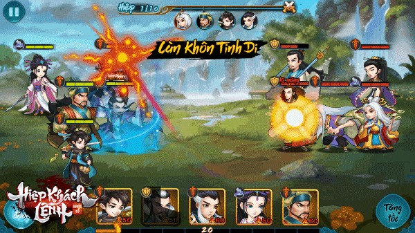 Skill của nhân vật trong Giang Hồ Hiệp Khách Lệnh