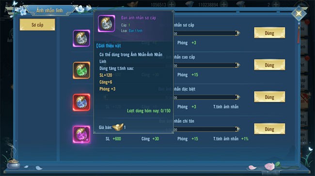 Ảnh nhẫn linh trong Giang Hồ Ngũ Tuyệt cho Android