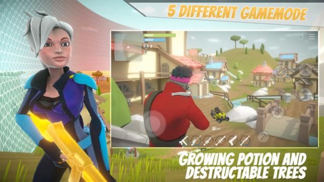 Giant.io có tới 5 chế độ game để bạn thử sức