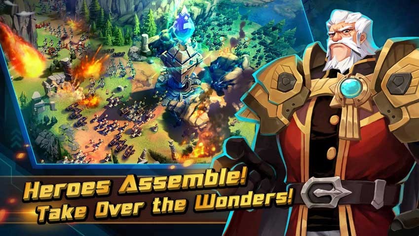 Các anh hùng trong Giant Monster War cho Android