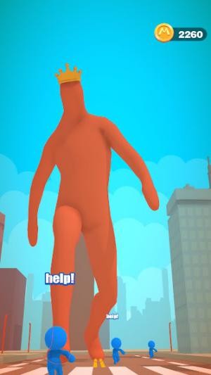 Bắn người khổng lồ để cứu người dân trong game Giant Wanted