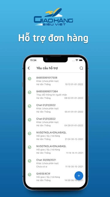 Hỗ trợ đơn hàng