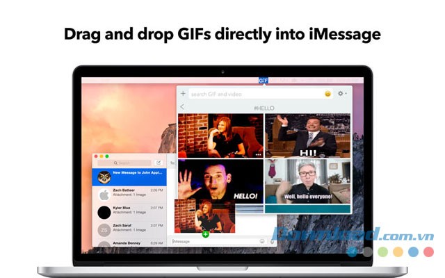 Ứng dụng gửi ảnh động miễn phí cho Mac