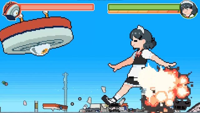 Chiến đấu với quái vật khổng lồ để bảo vệ thành phố