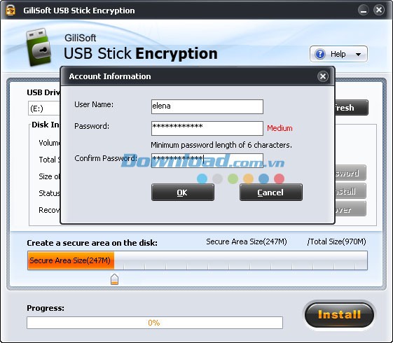 GiliSoft USB Stick Encryption