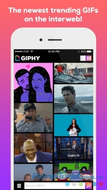 Khám phá kho ảnh GIF khổng lồ GIPHY