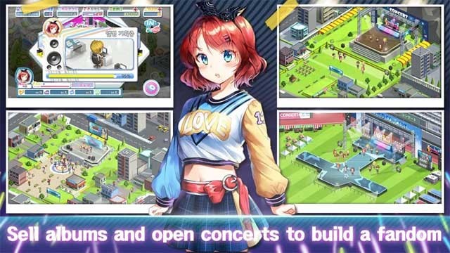 Bán album và tổ chức các buổi hòa nhạc để xây dựng fandom vững mạnh