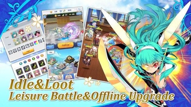 Thu thập đồ và tăng cường sức mạnh các cô gái