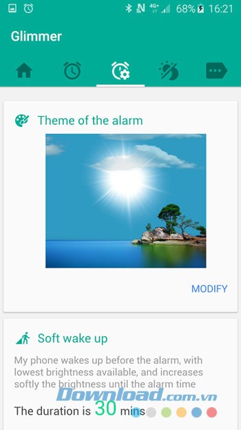 Thiết lập chủ đề cho ứng dụng
