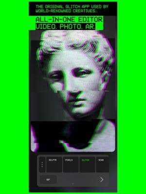 Glitche là ứng dụng tạo ảnh ảo giác thú vị