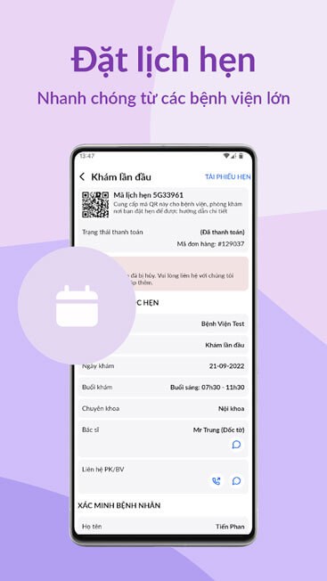 Đặt lịch hẹn khám sức khỏe