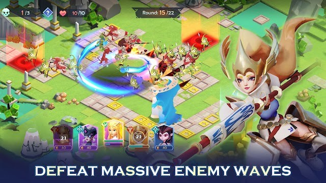 Tiêu diệt các làn sóng kẻ thù đông đảo