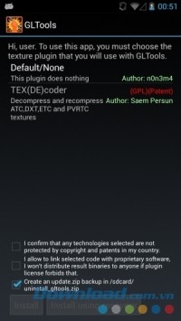 GLTools cho Android tăng tốc đồ họa