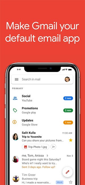 Thiết lập Gmail làm tài khoản Email mặc định trên iOS 14