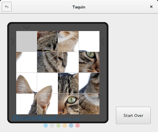 Giao diện của GNOME Taquin