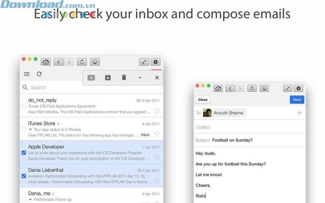 Chọn giữa hai chế độ xem là chế độ máy tính và di động