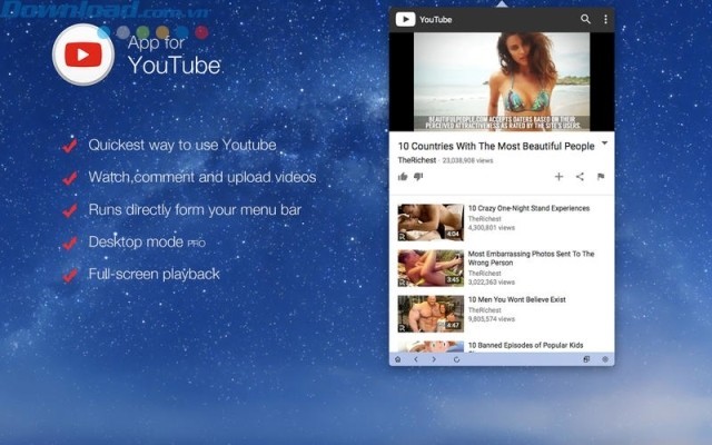 Vào Youtube cực nhanh mà không phải mở trình duyệt