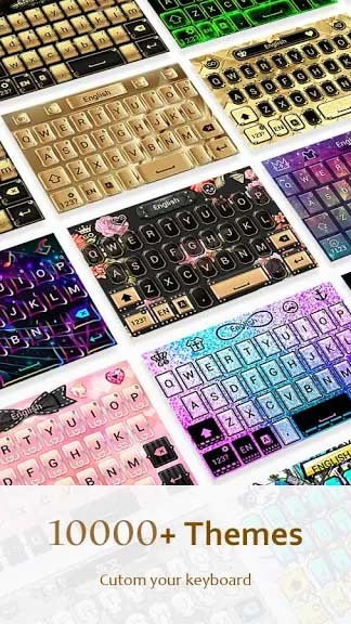 GO Keyboard cho Android có hàng nghìn hình nền đẹp