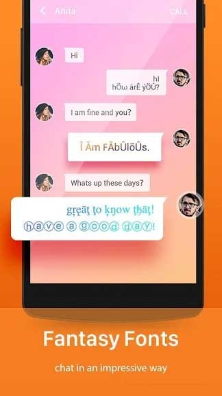 GO Keyboard cho Android có bộ font tuyệt đẹp