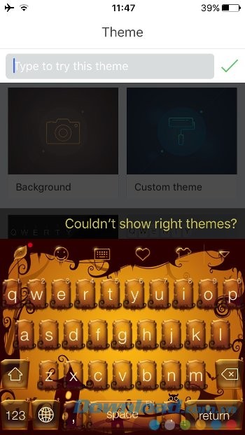 Bàn phím chủ đề Halloween