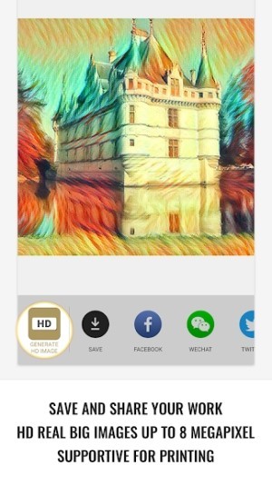 GoArt hỗ trợ lưu và in ảnh vơi độ phân giải lớn