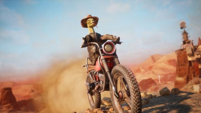 Cùng dê lái moto và quậy banh ngày tận thế với gói nội dung Goat Simulator 3 - Baadlands: Furry Road