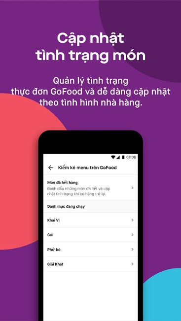 Cập nhật trình trạng đơn