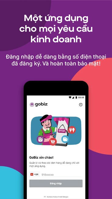 Ứng dụng quản lý kinh doanh trên GoFood