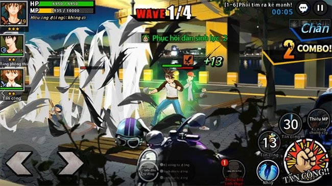 Những pha giao đấu với hiệu ứng đẹp mắt