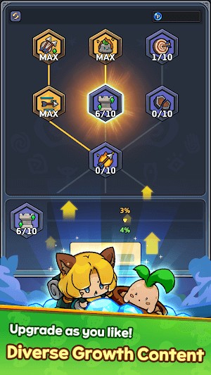 Nâng cấp, nội dung phát triển đa dạng