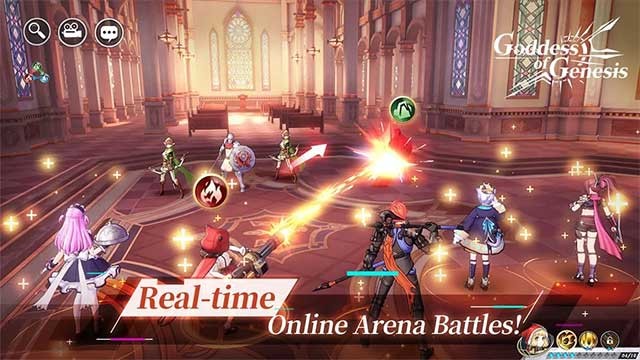 Tham gia các trận chiến 5v5 trực tuyến với 6 class chính