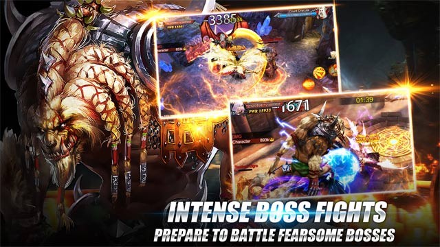 Các cuộc chiến khốc liệt đối đầu boss