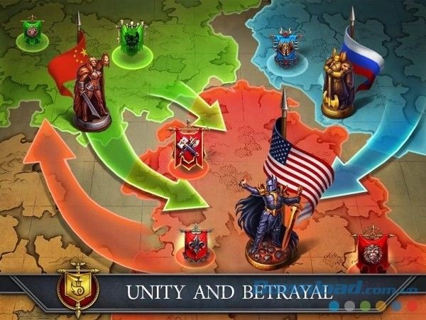 Gods and Glory: War for the Throne cho Android có gameplay chiến thuật cực hay