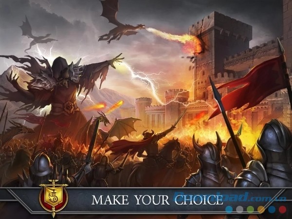 Quyết định của bạn sẽ định đoạt kết quả trong Gods and Glory: War for the Throne cho Android